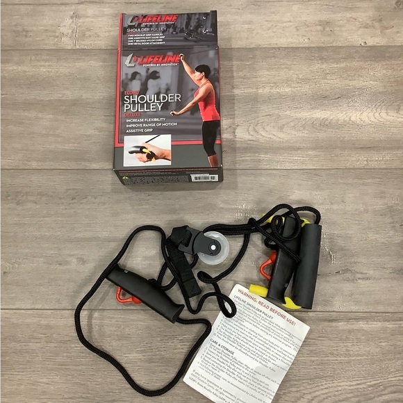 Lifeline Econo Shoulder Pulley Deluxe Portable Resistance Trainer Home Exercise - Picture 6 of 8